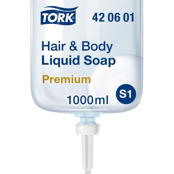 Tork Tork - Mydło w płynie do włosów i ciała - 1 l 8859484 7322540394320