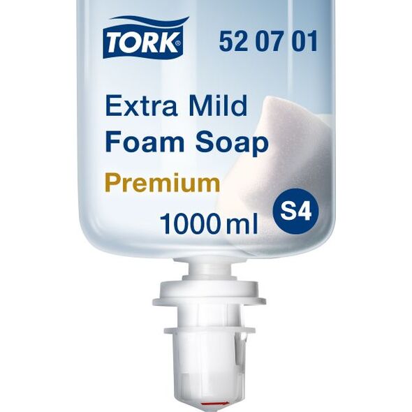 Tork Tork - Delikatne mydło w piance, bezzapachowe - 1 l 8859486 7322540507546