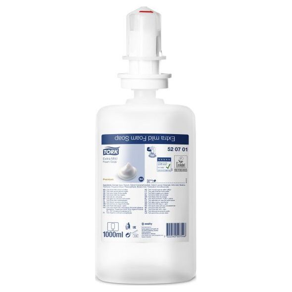 Tork Tork - Delikatne mydło w piance, bezzapachowe - 1 l 8859486 7322540507546