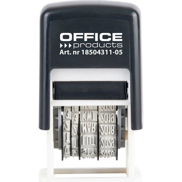 Office Products Datownik samotuszujący OFFICE PRODUCTS, z tuszem, PL, czarny 8860520 5901503612729