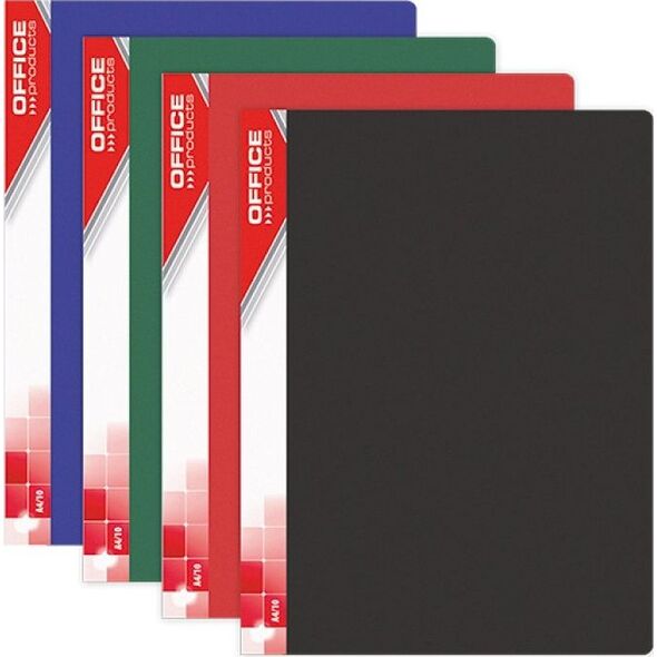 Office Products Teczka ofertowa OFFICE PRODUCTS, PP, A4, 620mikr., 20 koszulek, zielona 8860540 5901503655702