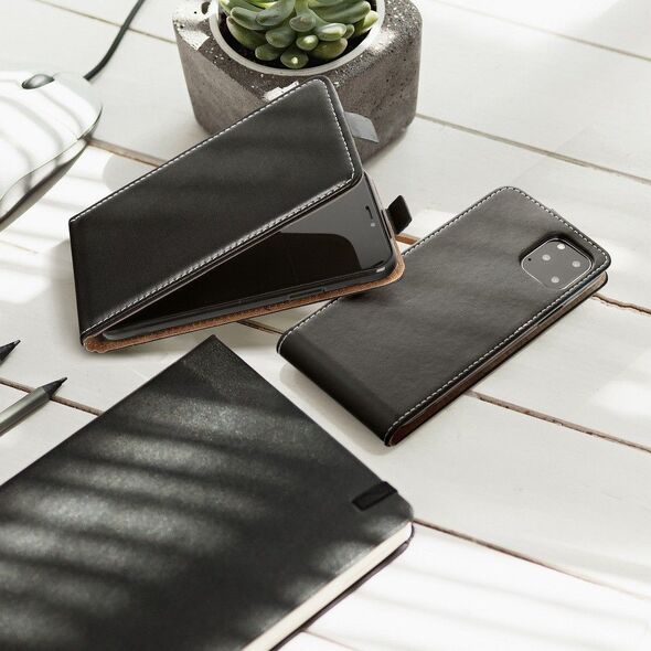 Kabura Slim Flexi Fresh Pionowa do Moto E7 Plus czarny 8860932 5903396103520
