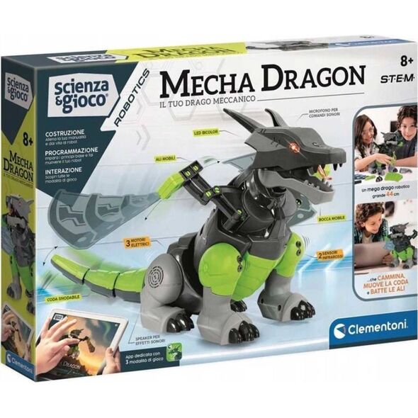 Clementoni Zestaw Kreatywny Twój Mechaniczny Smok 8871030 8005125506828