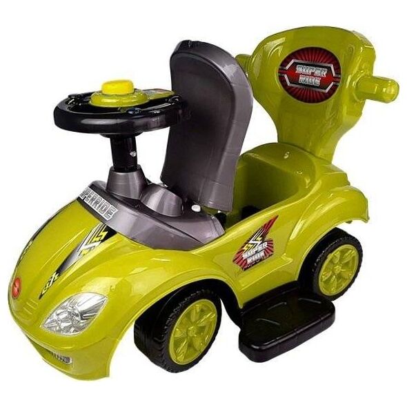 Lean Sport Jeździk z Pchaczem Mega Car 3w1 Żółty 8898798 5908275994787