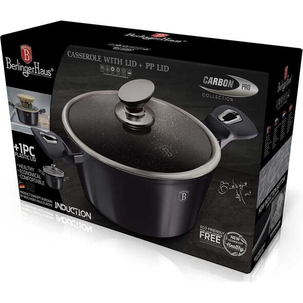Berlinger Haus Garnek Granitowy 28cm Berlingerhaus Bh-6894 Carbon Pro! 8901922 5999108421280