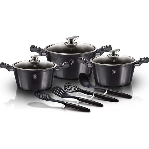 Berlinger Haus Zestaw Garnków Berlingerhaus Bh-6919 Carbon Pro 8931936 5999108421532