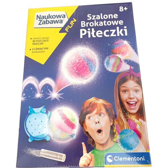 Clementoni Szalone brokatowe piłeczki 8935849 8005125507023