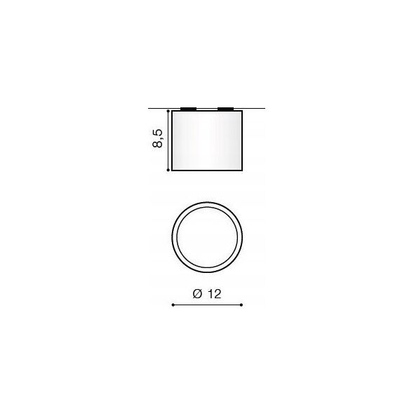 Lampa sufitowa Azzardo Azzardo Eco Alix GM4210 BK Plafon lampa sufitowa 1x50W GU10 ES111 czarny 8961917 5901238417033