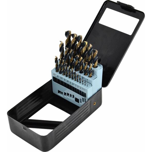 Wiertło AWTools AWTOOLS WIERTŁO METAL HSS M2 KPL. 25szt. /1,0-13,0mm/ PREMIUM AW42005 8964141 5903678606367