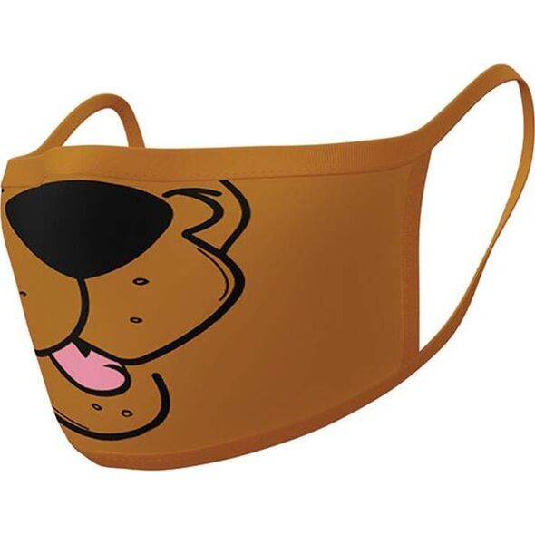 Scooby Doo - Maseczka ochronna 2 sztuki, 3 warstwy filtrujące 8995420 5050293855660