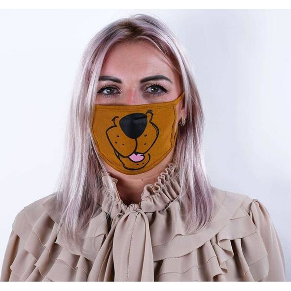 Scooby Doo - Maseczka ochronna 2 sztuki, 3 warstwy filtrujące 8995420 5050293855660