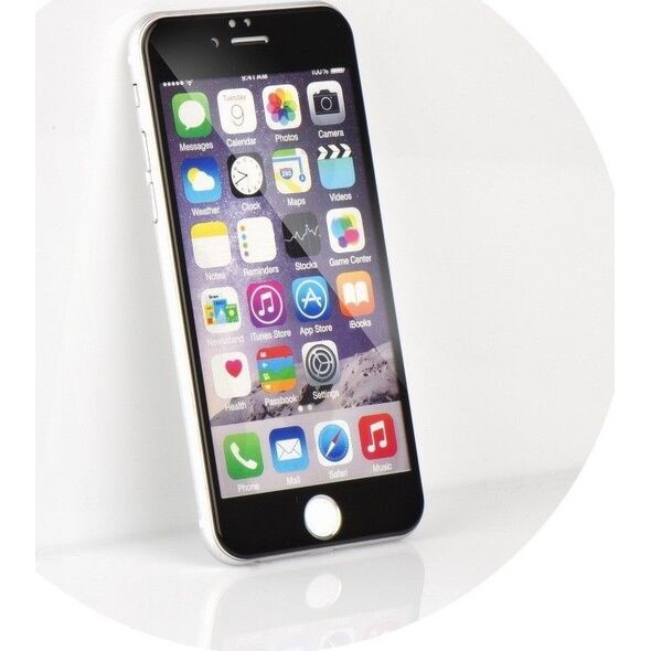 5D Full Glue Tempered Glass - do Samsung Galaxy S21 Ultra (hole) czarny 9000215 5903396090332