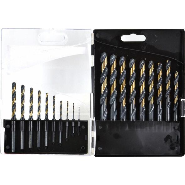Wiertło AWTools AWTOOLS WIERTŁO METAL HSS M2 KPL.19SZT. /1,0-10,0MM/ PREMIUM AW42003 AWTOOLS 9007675 5903678606374