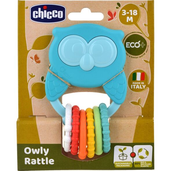 Chicco CHICCO-4940-ECO+GRZECHOTKA SOWA 9043617 8058664136537