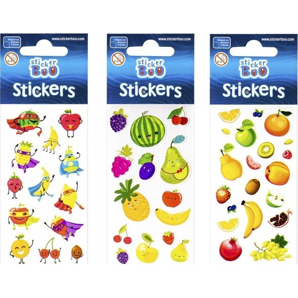 STICKERBOO NAKLEJ 66X180 S-BOO OWOCE PBH 120/1800 9048280 5908275170907