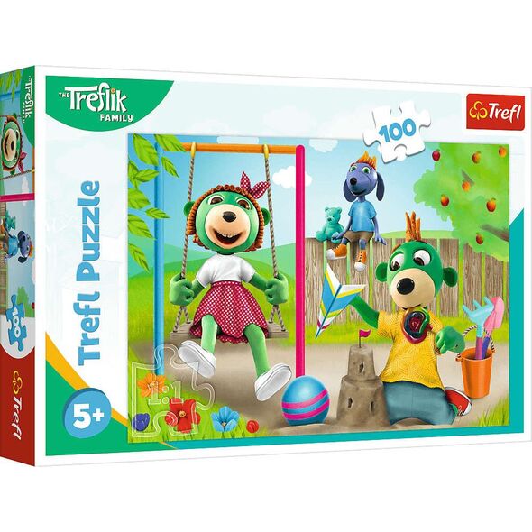 Trefl Puzzle 100el Zabawne Trefliki 16422 Trefl p12 9059662 5900511164220