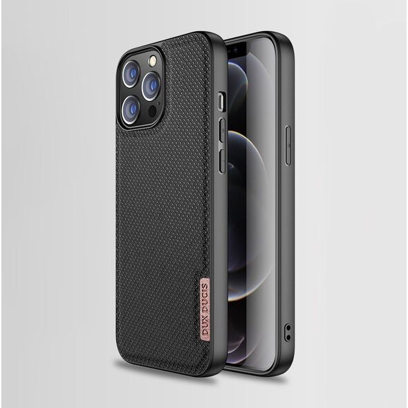 Dux Ducis Dux Ducis Fino etui pokrowiec pokryty nylonowym materiałem iPhone 13 Pro Max szary 9087246 6934913047149