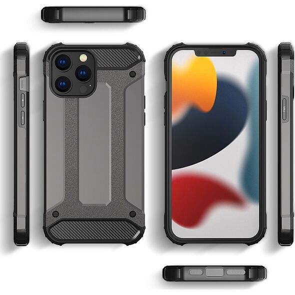 Hurtel Hybrid Armor pancerne hybrydowe etui pokrowiec iPhone 13 Pro Max złoty 9087301 9111201944954