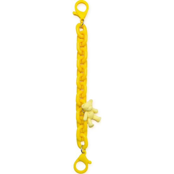 Hurtel Color Chain (rope) kolorowy łańcuszek łańcuch zawieszka do telefonu portfela plecaka żółty 9087334 9111201943421