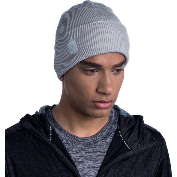 Buff Buff Crossknit Beanie 1264839331000 szary 9182592 8428927452665