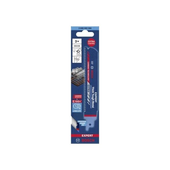 Bosch Bosch saber saw blade S955CHC 3pcs - 2608900366 EXPERT RANGE 9356051 4059952534565