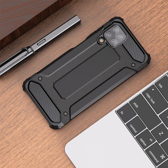 Hurtel Hybrid Armor pancerne hybrydowe etui pokrowiec Samsung Galaxy A22 4G niebieski 9405239 9111201944602