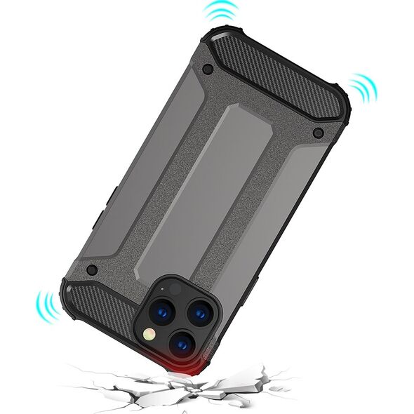 Hurtel Hybrid Armor pancerne hybrydowe etui pokrowiec iPhone 13 Pro Max niebieski 9405255 9111201944947