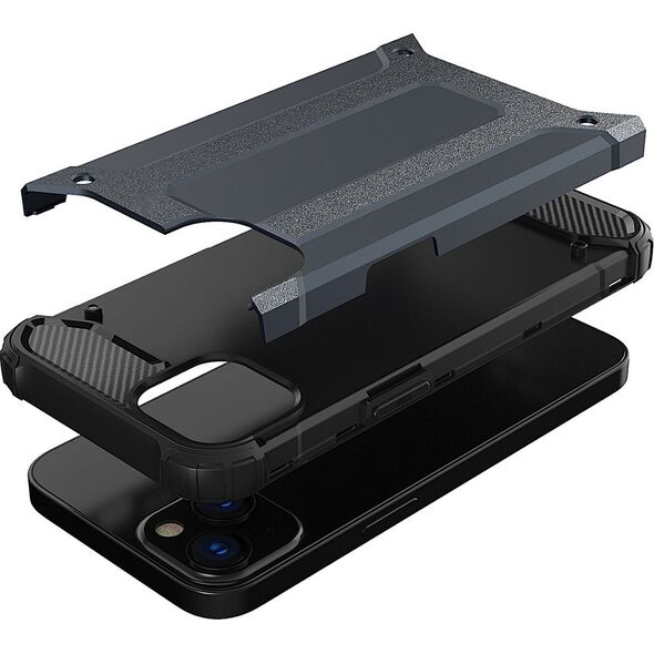 Hurtel Hybrid Armor pancerne hybrydowe etui pokrowiec iPhone 13 srebrny 9405264 9145576212448