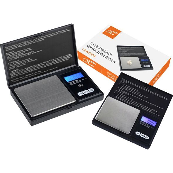 LTC Waga Jubilerska Ltc 0.01 G, 0.05 Ct, Wyświetlacz Lcd. Yxapud 9413912 5902270768435