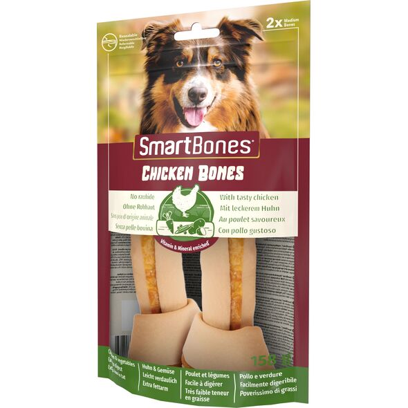 SmartBones Chicken Bones Medium 2szt. [T027125] 9427549 810833027125