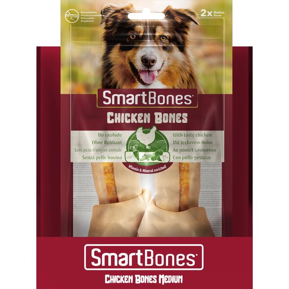 SmartBones Chicken Bones Medium 2szt. [T027125] 9427549 810833027125