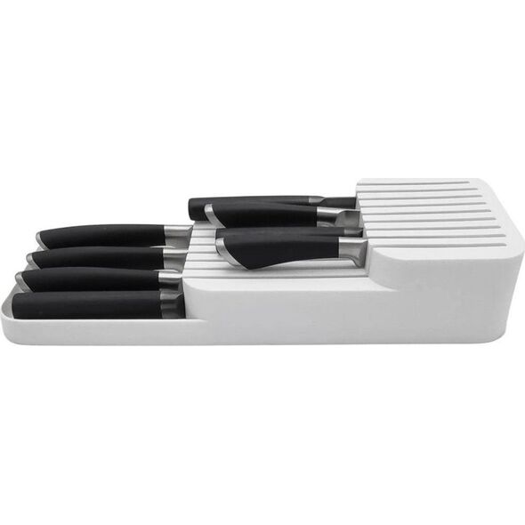 Orion Organizer, WKŁAD DO SZUFLADY, pojemnik, koszyk, blok na noże kuchenne, BIAŁY 9475182 5904316400071