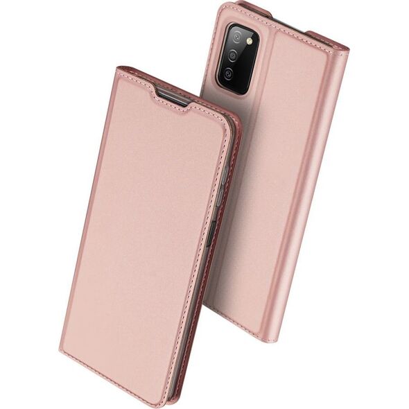 Dux Ducis Etui SAMSUNG GALAXY A03S z klapką Dux Ducis skórzane Skin Leather jasny róż 9500958 6934913049716