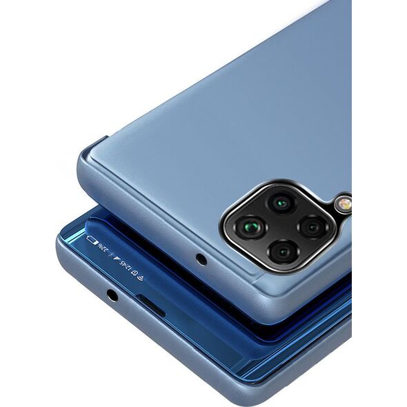 Hurtel Clear View Case futerał etui z klapką Samsung Galaxy A22 5G czarny 9511336 9145576220115