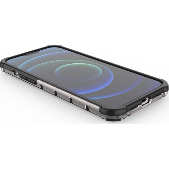 Hurtel Honeycomb etui pancerny pokrowiec z żelową ramką iPhone 13 Pro Max przezroczysty 9511373 9145576213278