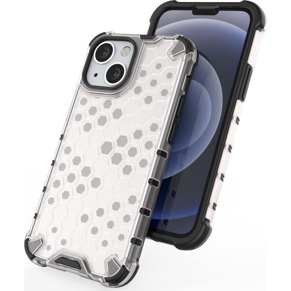 Hurtel Honeycomb etui pancerny pokrowiec z żelową ramką iPhone 13 mini niebieski 9511385 9145576213391
