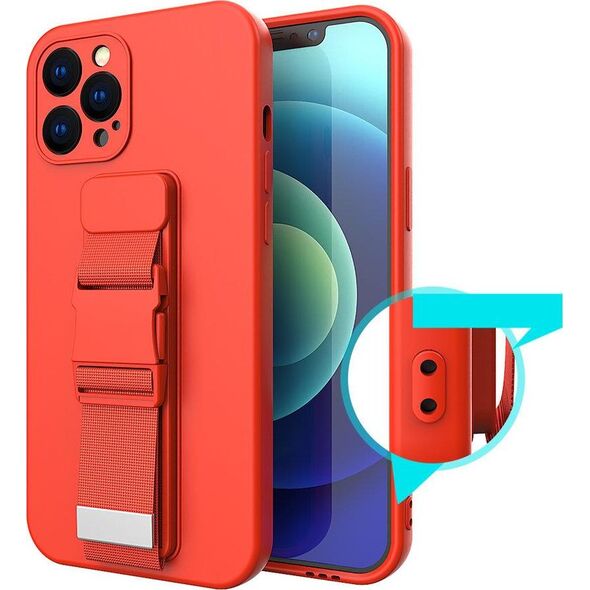 Hurtel Rope case żelowe etui ze smyczą łańcuszkiem torebka smycz Xiaomi Poco X3 NFC żółty 9511575 9145576218969