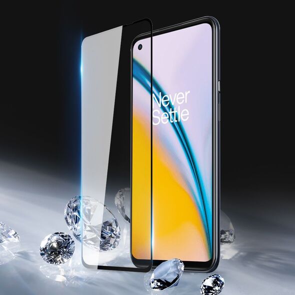 Dux Ducis Dux Ducis 10D Tempered Glass wytrzymałe szkło hartowane 9H na cały ekran z ramką OnePlus Nord N200 5G czarny (case friendly) 9511719 6934913048436