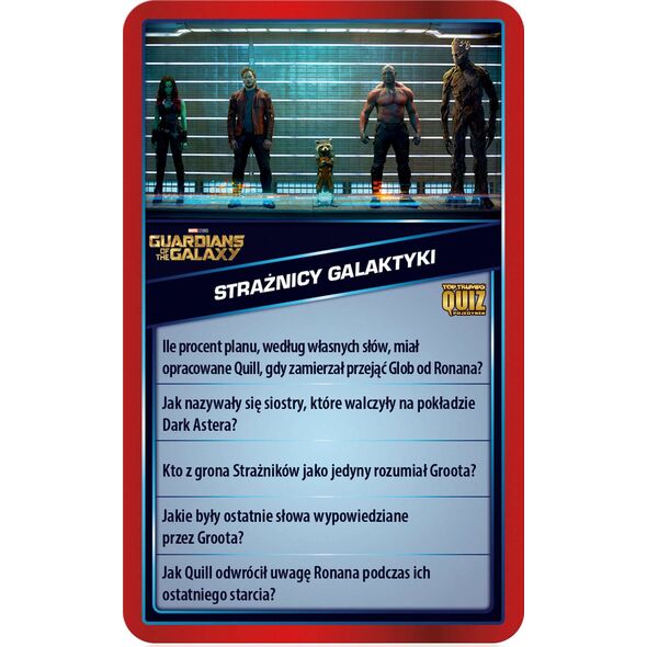 Winning Moves Marvel Strażnicy Galaktyki Quiz Top Trumps 00006 WINNING MOVES 9518582 5036905041089