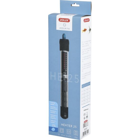 Zolux AQUAYA Heater - grzałka do akwarium 10-25 l 9539810 3336023361451