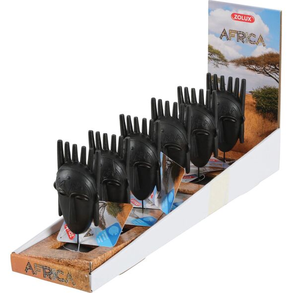 Zolux Dekoracja akw. AFRICA maska męska S 9539839 3336023522104