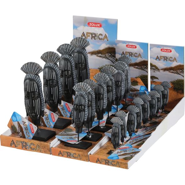 Zolux Dekoracja akw. AFRICA maska żeńska S 9539845 3336023522166
