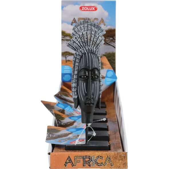 Zolux Dekoracja akw. AFRICA maska żeńska M 9539846 3336023522173