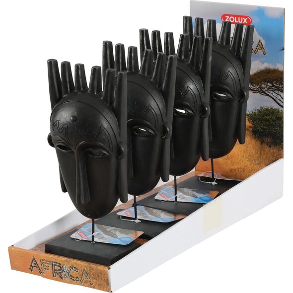 Zolux Dekoracja akw. AFRICA maska męska L 9539855 3336023522128