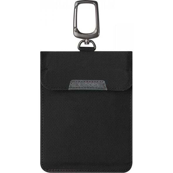 Spigen Klatka Faradaya Spigen Pouch Keyless RFID Signal Blocker Black 9540743 8809811854022