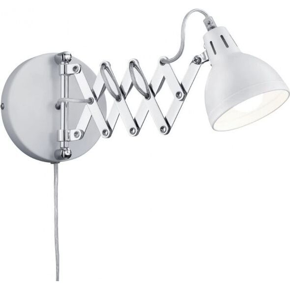 Kinkiet lampa ścienna Scissor 15 cm E14 stal 28W srebrna 9585335 4017807346534