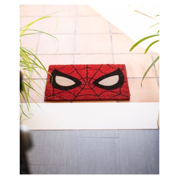 wycieraczka Spider-man 40 x 60 cm PVC/włókno kokosowe czerwona 9591443 8435497228156