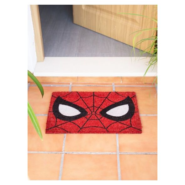 wycieraczka Spider-man 40 x 60 cm PVC/włókno kokosowe czerwona 9591443 8435497228156