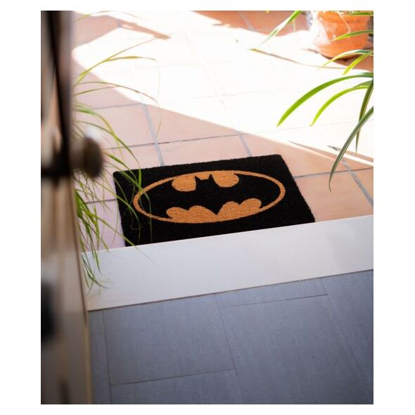wycieraczka Batman 40 x 60 cm PVC/włókno kokosowe czarna 9591444 8435497228149