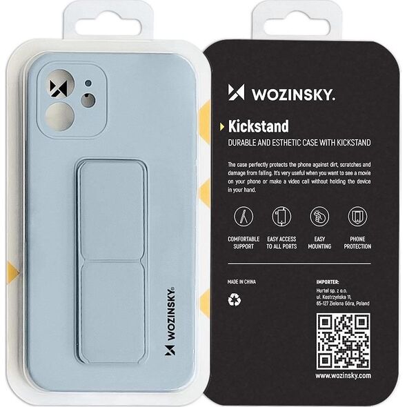 Wozinsky Wozinsky Kickstand Case elastyczne silikonowe etui z podstawką Samsung Galaxy A32 4G czerwony 9599005 9145576226759